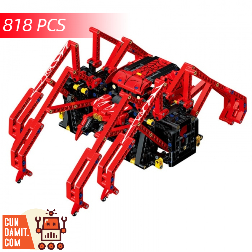 Mould King 15053 Red Spider w/ PF Parts - ChowBrick