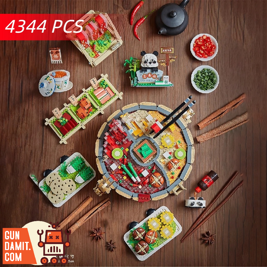 LOZ 1072 Sichuan Style Hot Pot Building Block Toy- ChowBrick Store