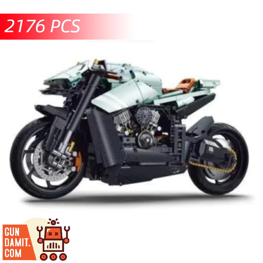 Guly 1/5 60505 Asidunmading Motorcycle Static - ChowBrick Store