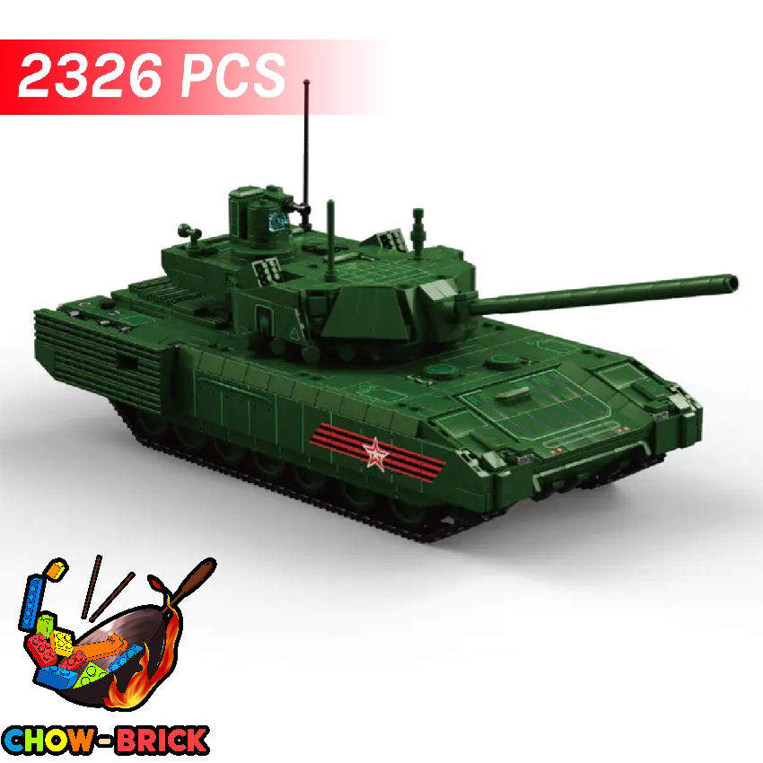 洋書 T-14 Armata Main Battle Tank 12GO 96003 T-14 Armata Main Battle Tank w/ PF Parts - ChowBrick Store