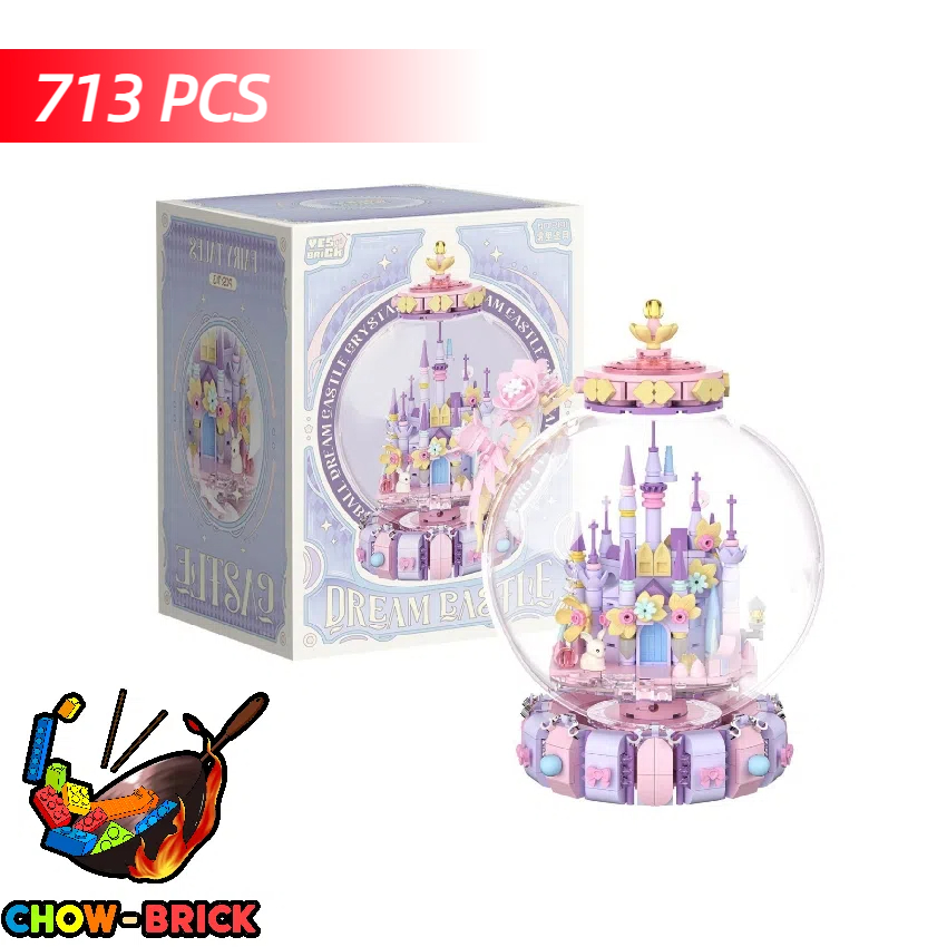 Brick Yes 2191 Stellar Amusement Park: Moonlit Crystal Castle