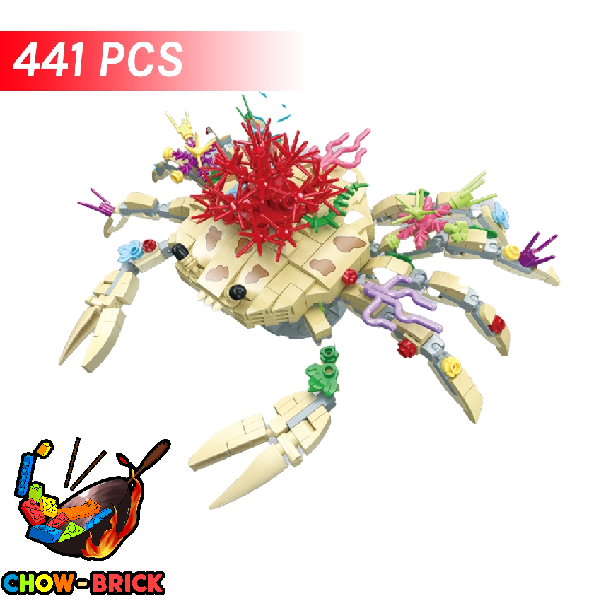 Jie Star JJ9153 Exotic Creatures Club: Decorator Crab - ChowBrick
