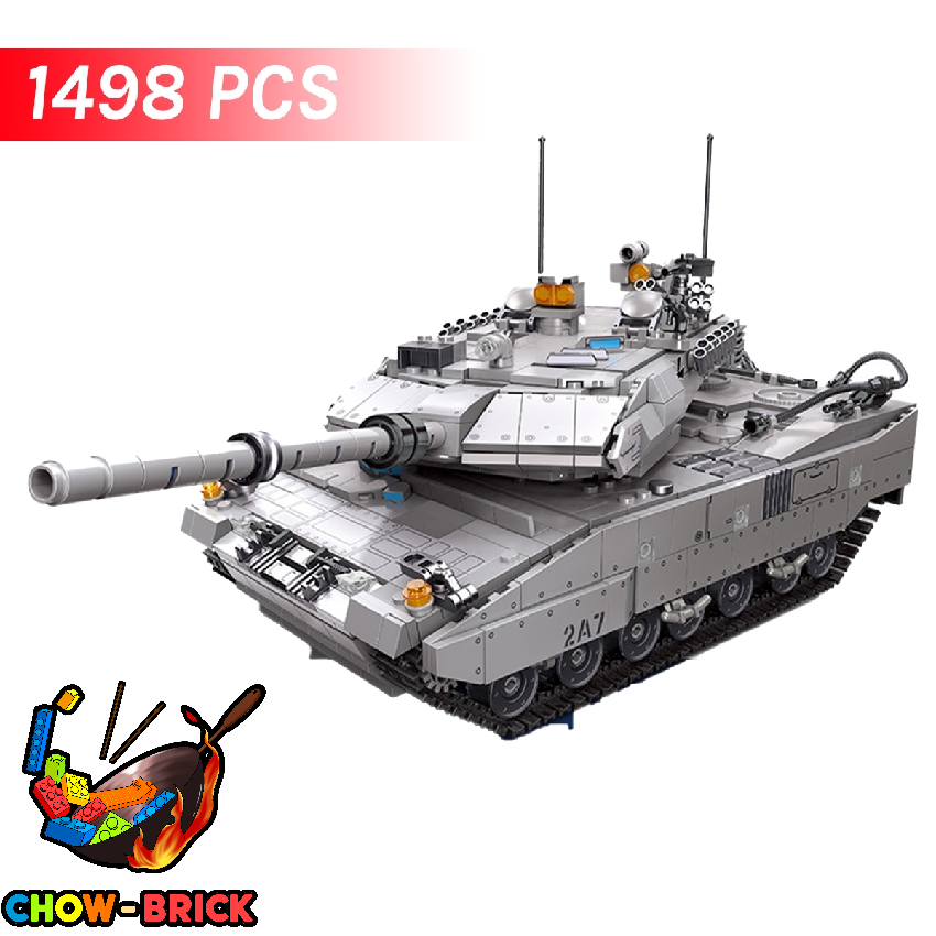 Jie Star 61036 Leopard 2A7 Main Battle Tank - ChowBrick Store